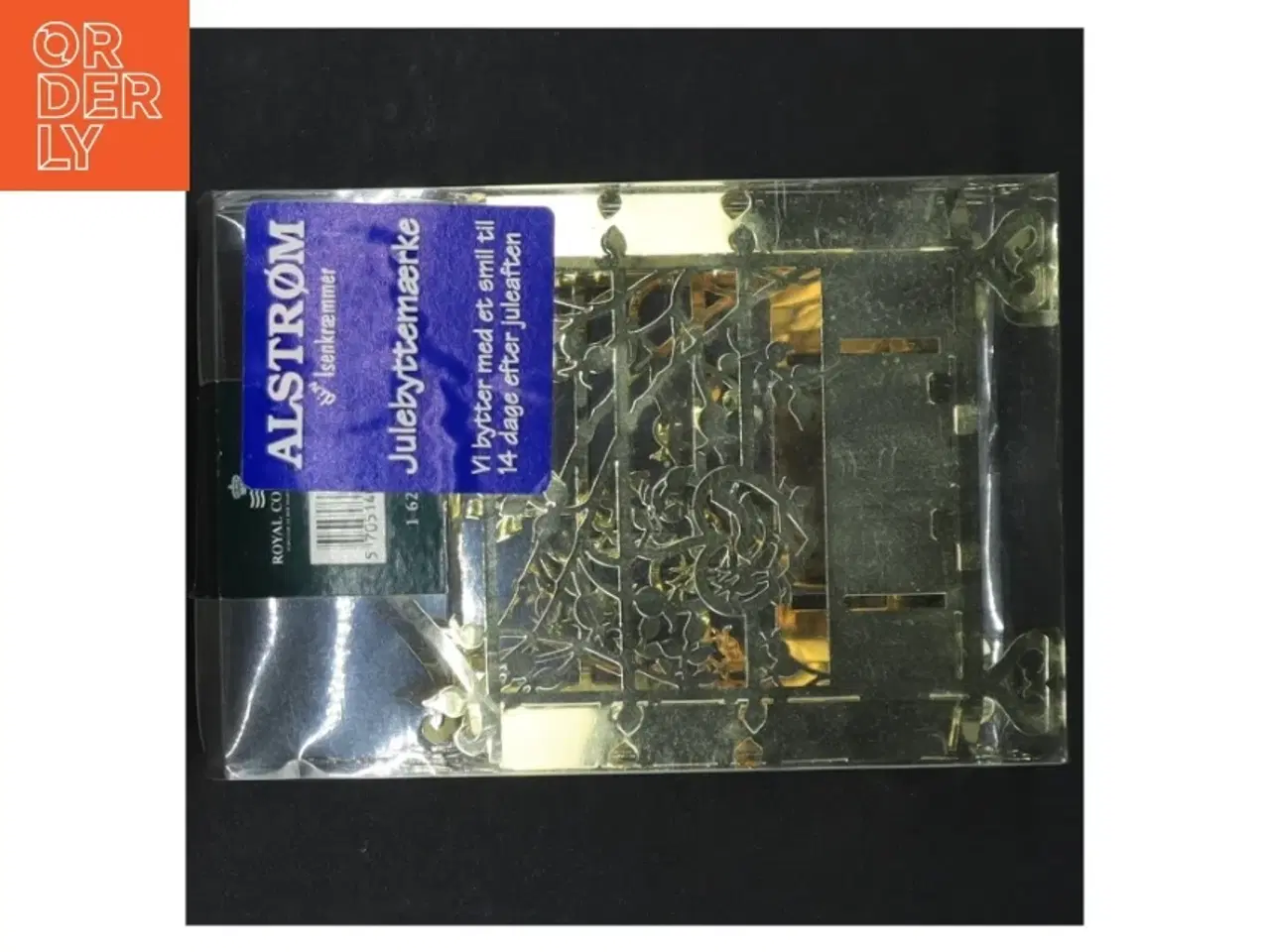 Billede 6 - Gennemsigtig julepynt med guldfarve