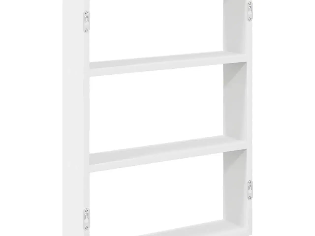 Billede 6 - Væghylde 43x9x60 cm konstrueret træ hvid
