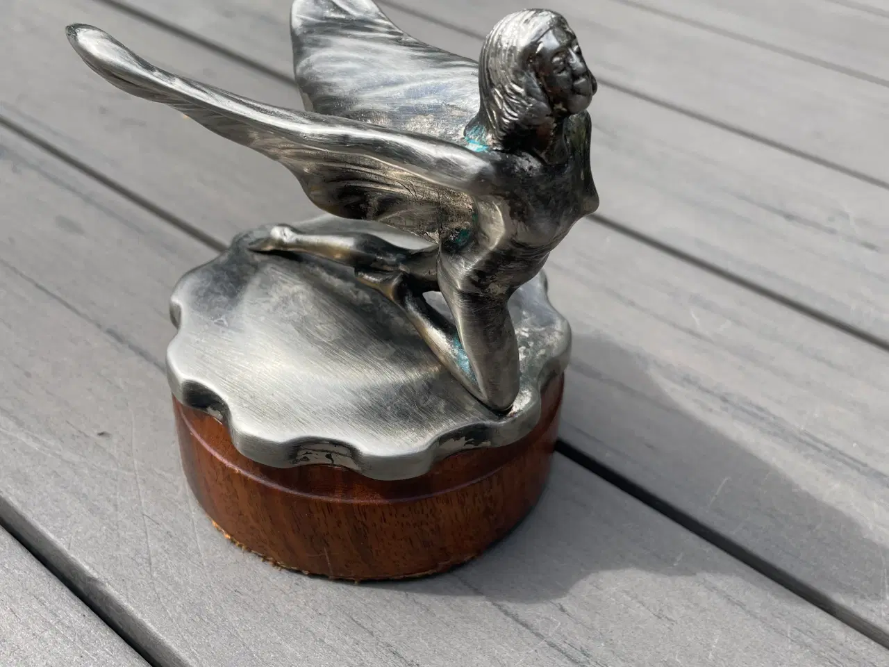 Billede 1 - Kølerfigur, smuk bevinget kvinde