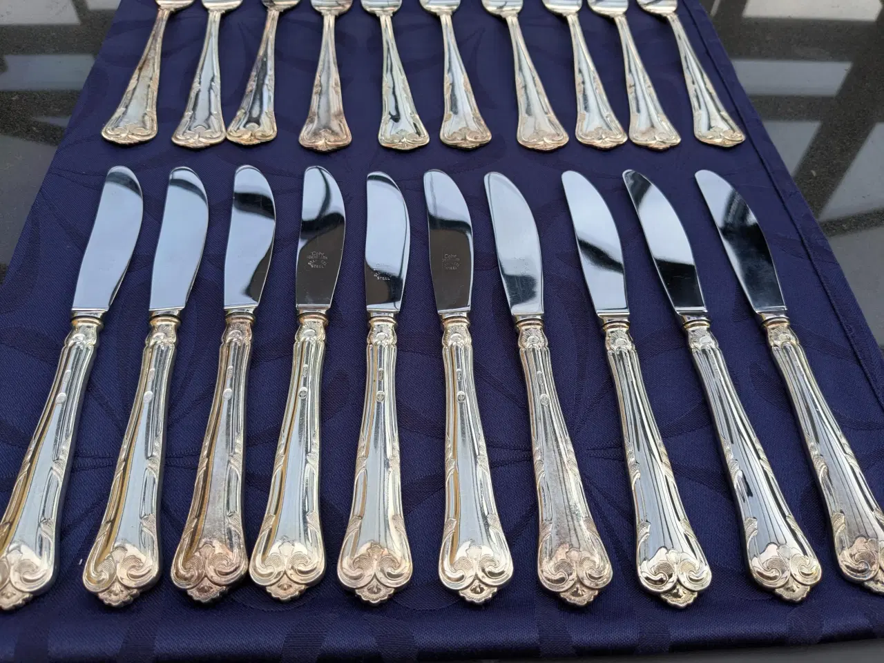 Billede 2 - Herregårds bestik 3 tårnet sølv SOLGT