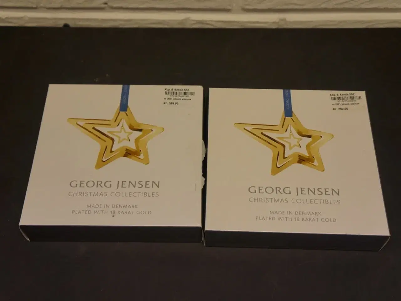 Billede 1 - 2 stk. Juletræsophæng GEORG JENSEN