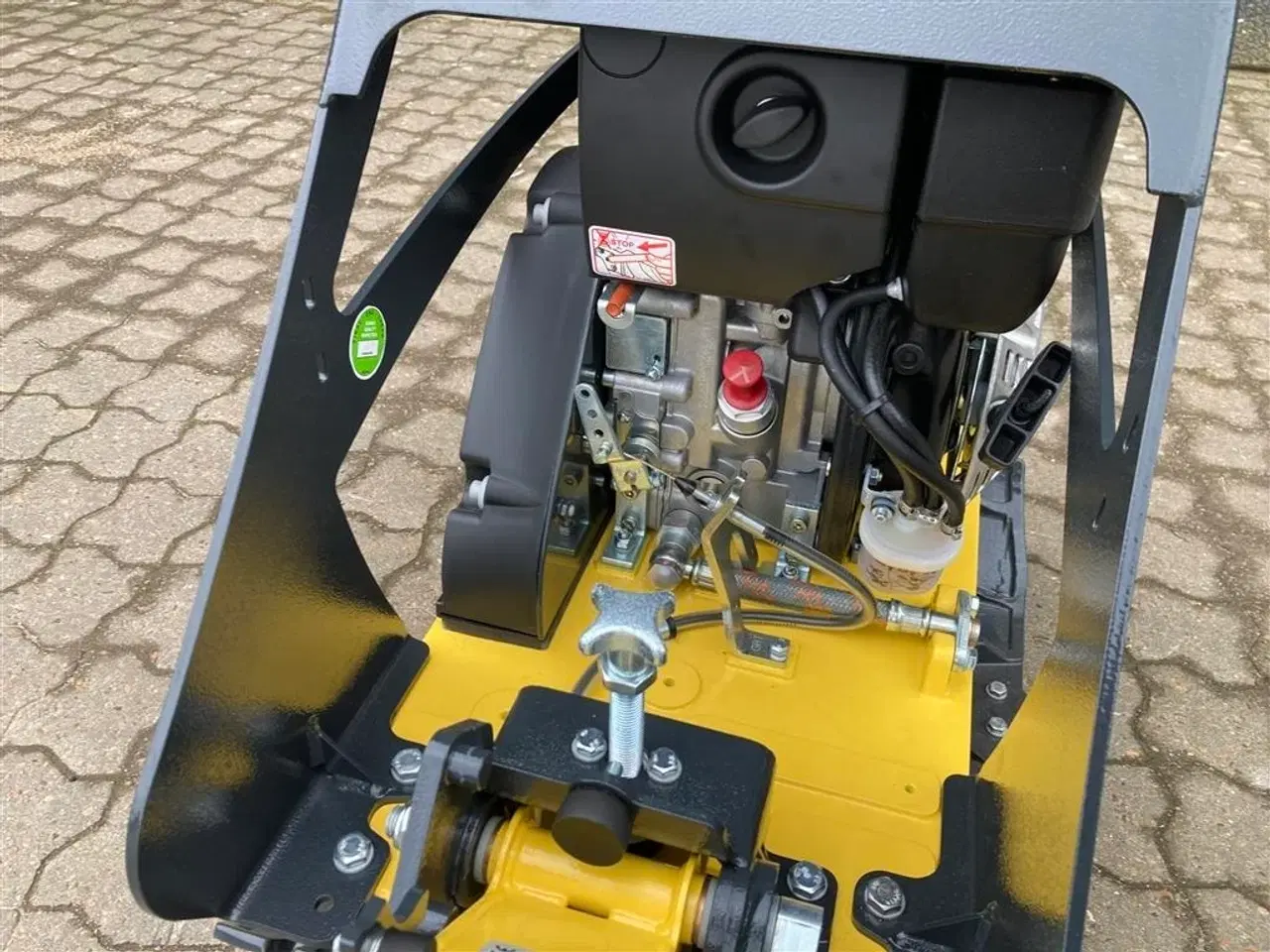 Billede 7 - Bomag BPR 25/50 D Regulering af vibrator og motoromdrejninger fra håndtag
