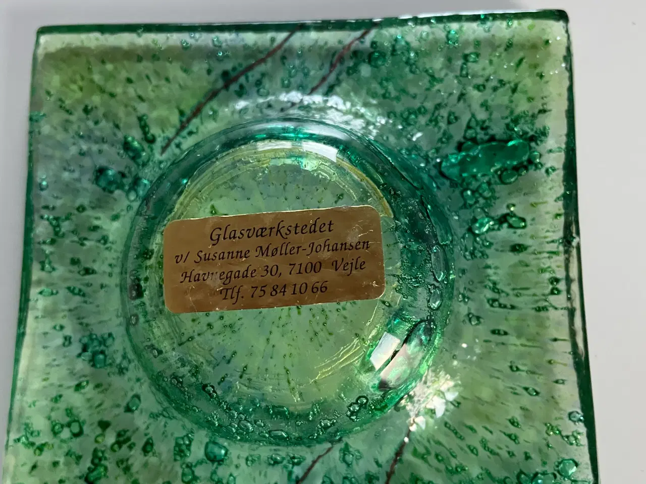 Billede 5 - Glaskunst Fyrfadsstager 