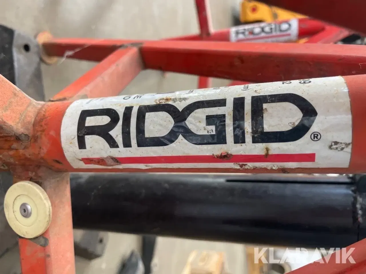 Billede 7 - Rørstøtter og arbejdsbord Ridgid vf-99 8 styk