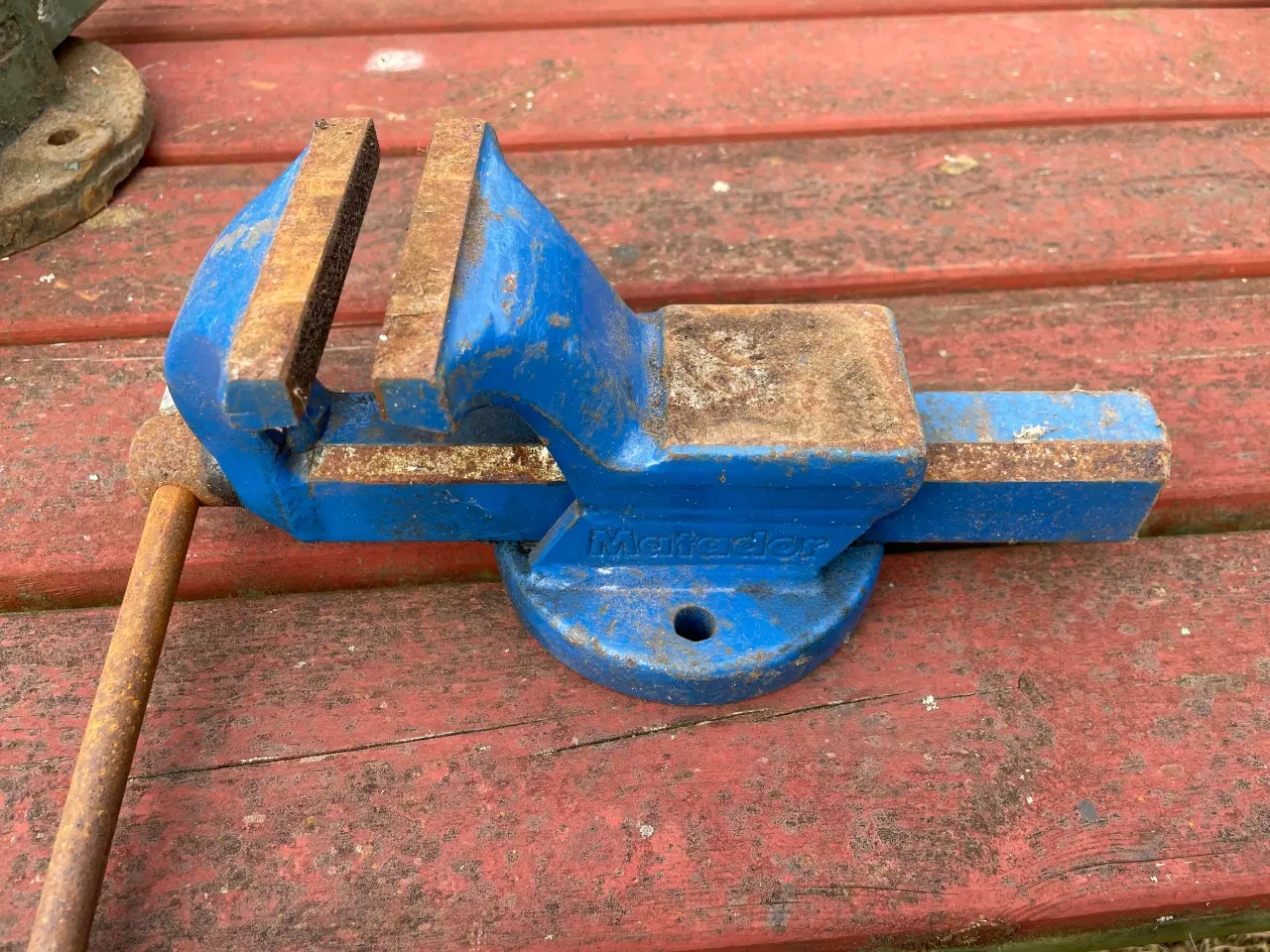 Billede 11 - 5 stk. Record og Matador stål skruestik 