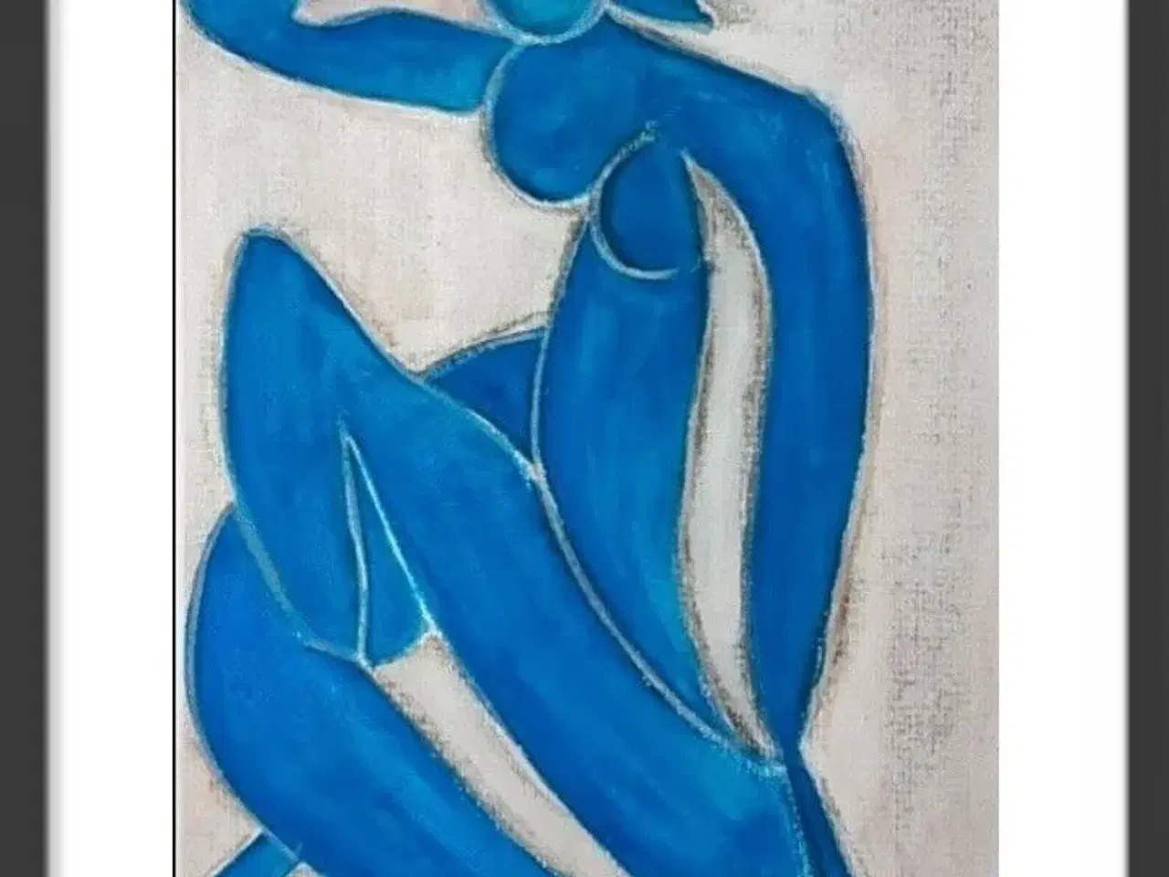 Billede 3 - Forskellige akvareller, Matisse interpretation