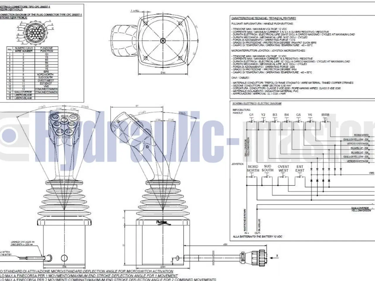 Billede 7 - Joystick 7 knapper + Monoblock Vave 5-spool 80 l/m