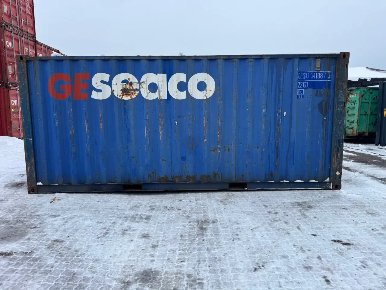 Billede 5 - Brugt 20 fods Isoleret Container-ID: GESU 341087-3