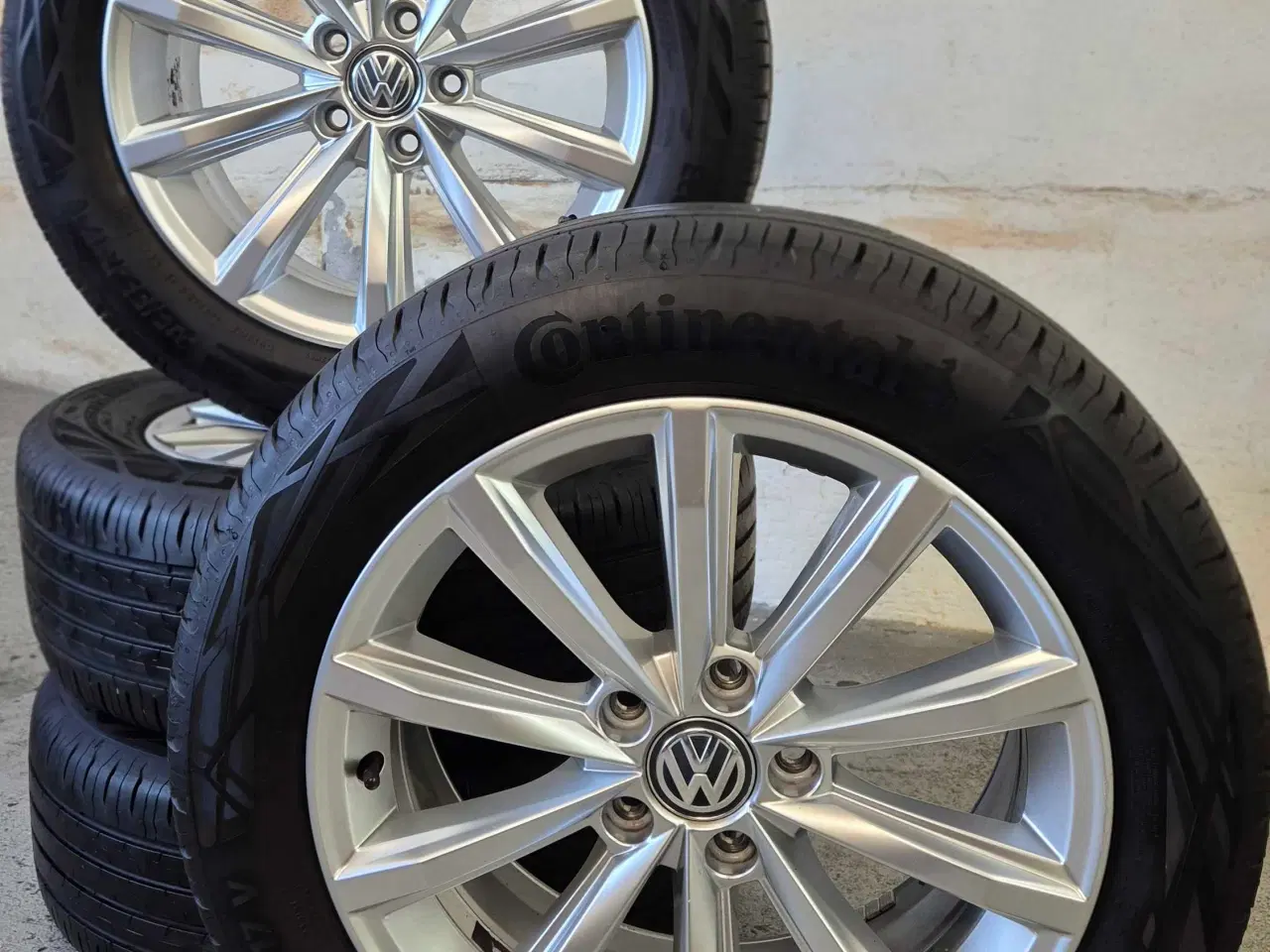 Billede 9 - VW "LONDON" MODEL ORIGINAL ALUFÆLGE MED SOMMERDÆK 
