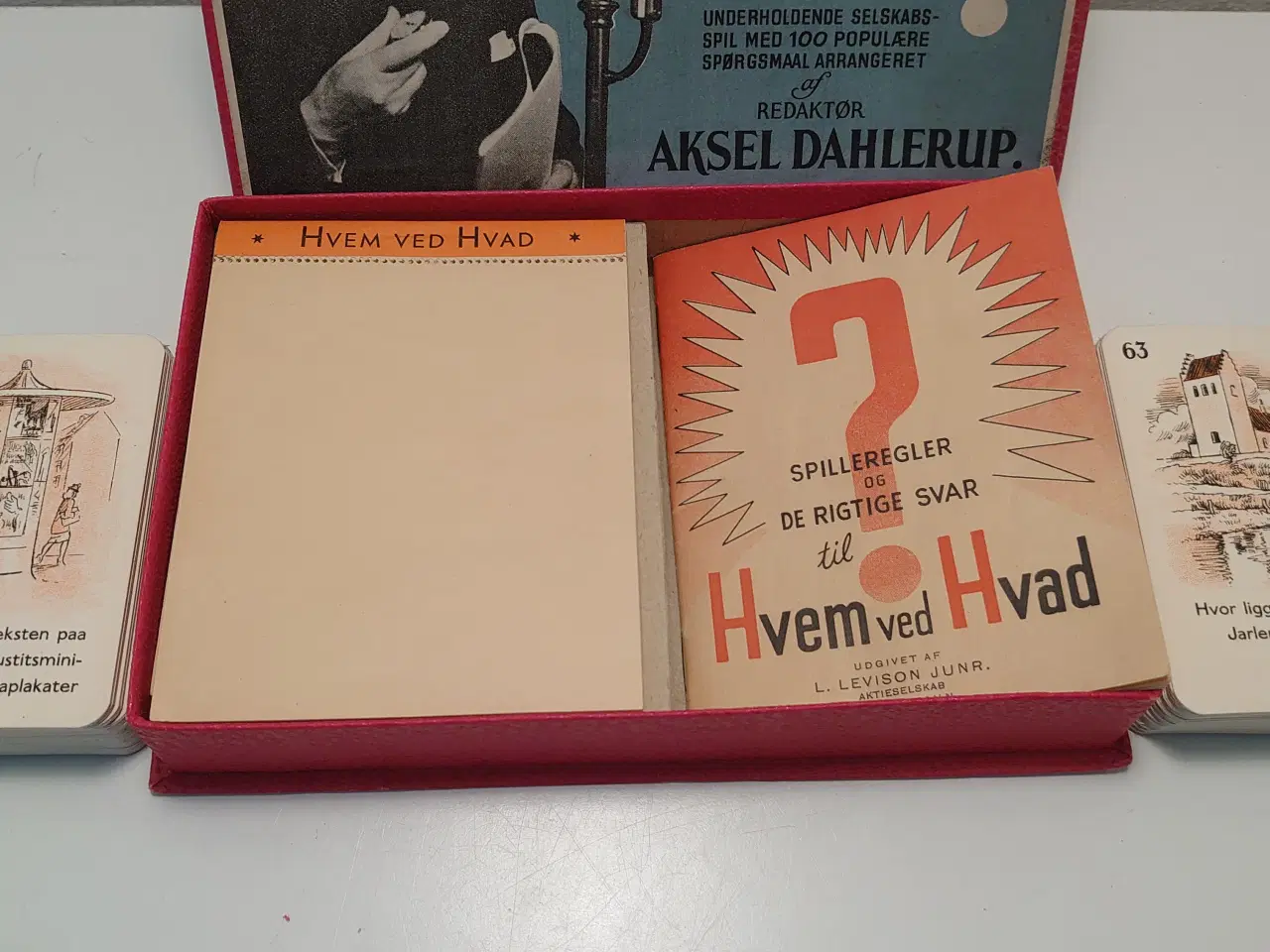 Billede 3 - Hvem ved Hvad. 1 udg. Før 1948. LLJ spil nr 1660