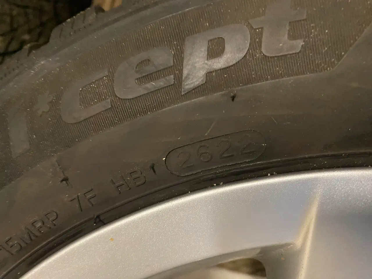 Billede 3 - Alufælge med vinterdæk