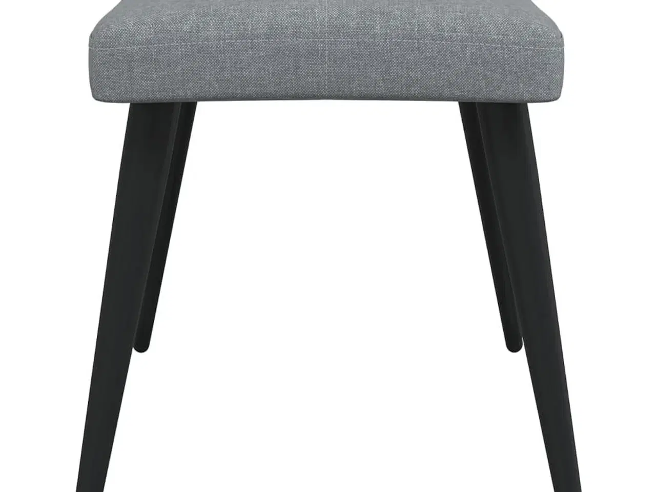 Billede 9 - Lænestol med skammel stof lysegrå