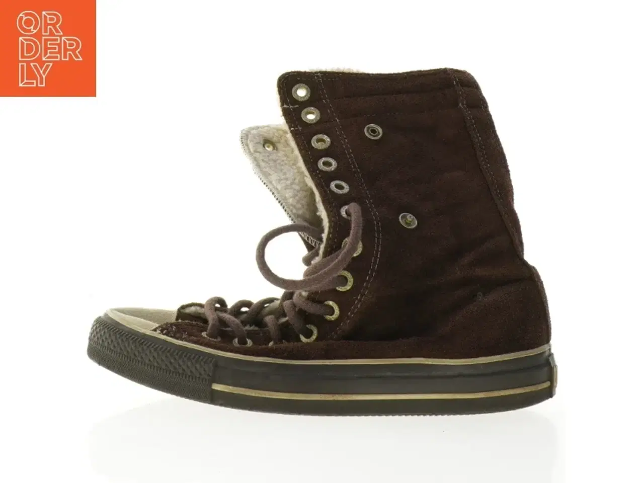 Billede 1 - Converse Allstar High-Top Nubuck LæderSneakers med lunt for (str. 37 / 4,5)