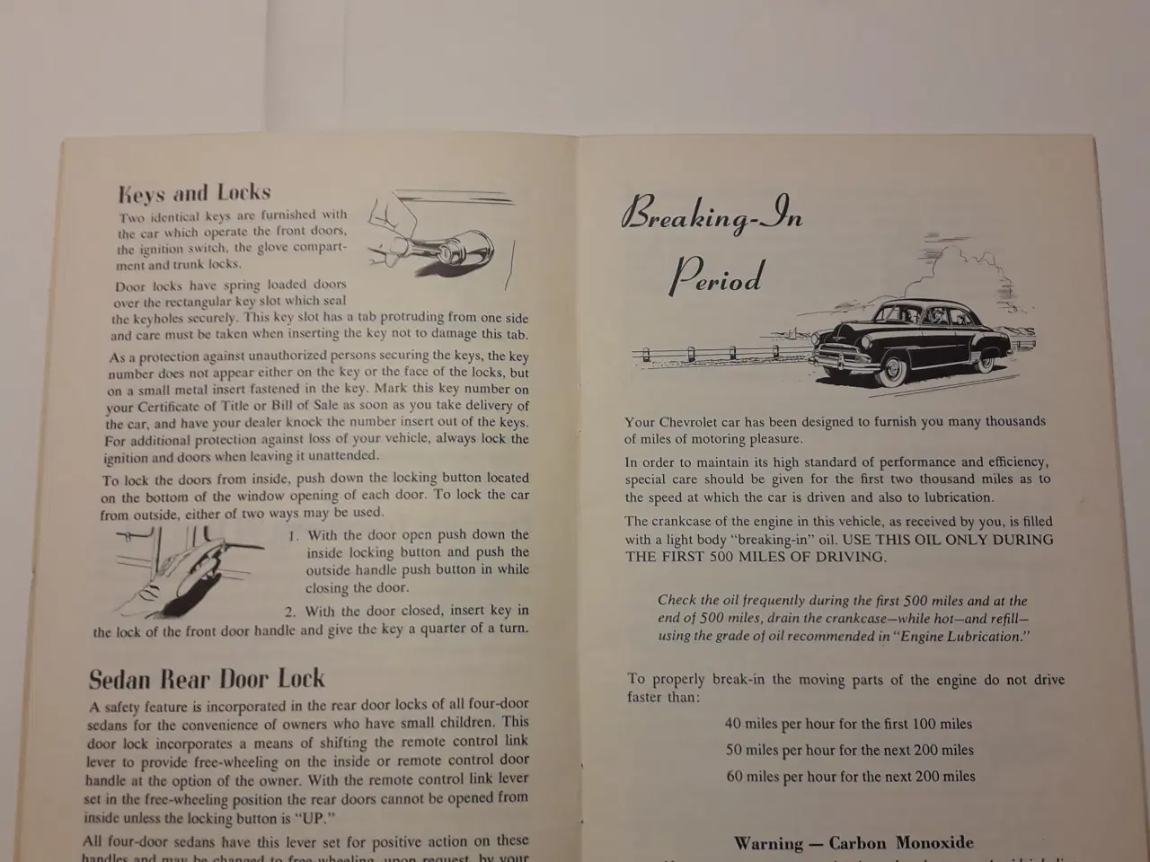 Billede 2 - Chevrolet Original Instruktionsbog på Engelsk (Ame