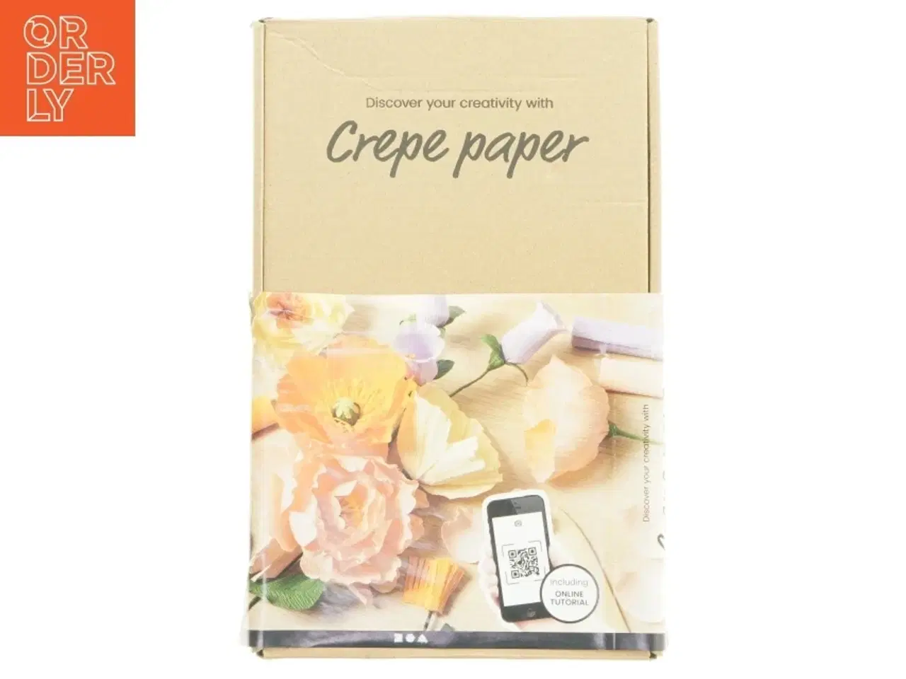 Billede 1 - Crepe papir sæt til blomsterlavning