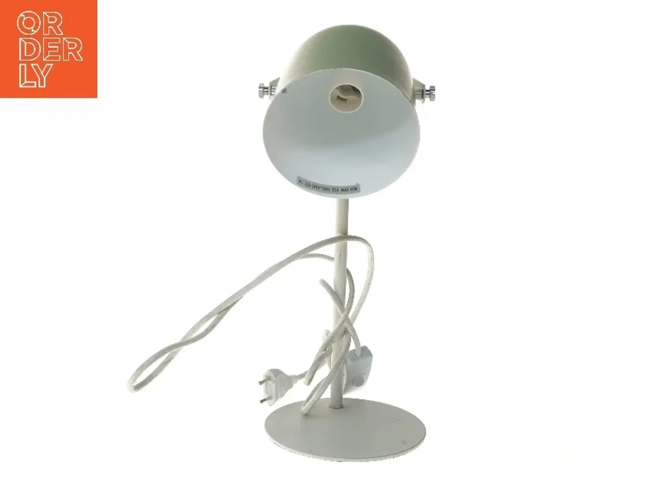 Billede 3 - Bordlampe med grønt skær (str. 37,5 cm)