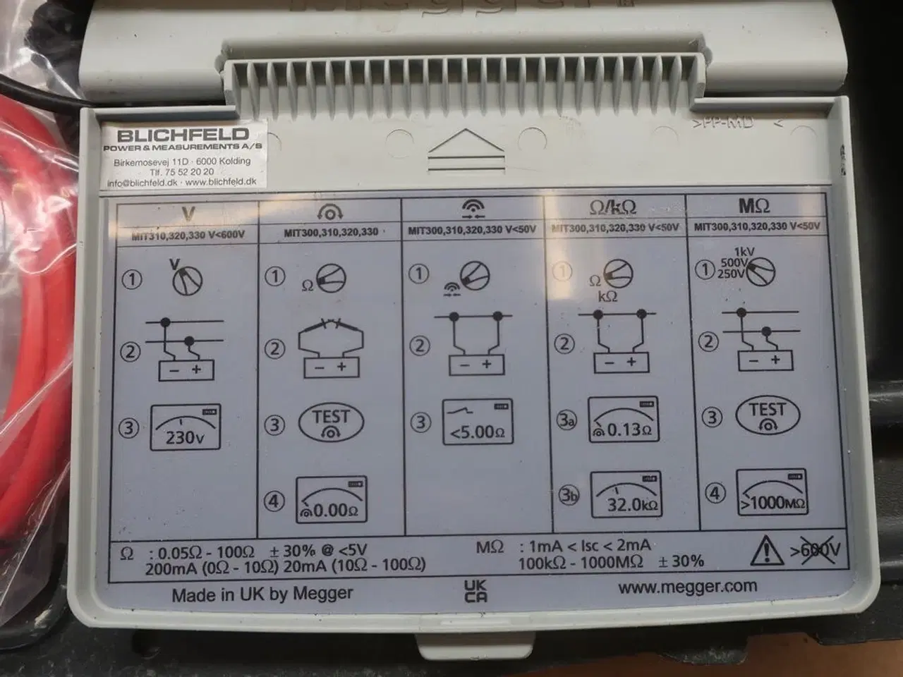 Billede 5 - Tester MEGGER MIT320