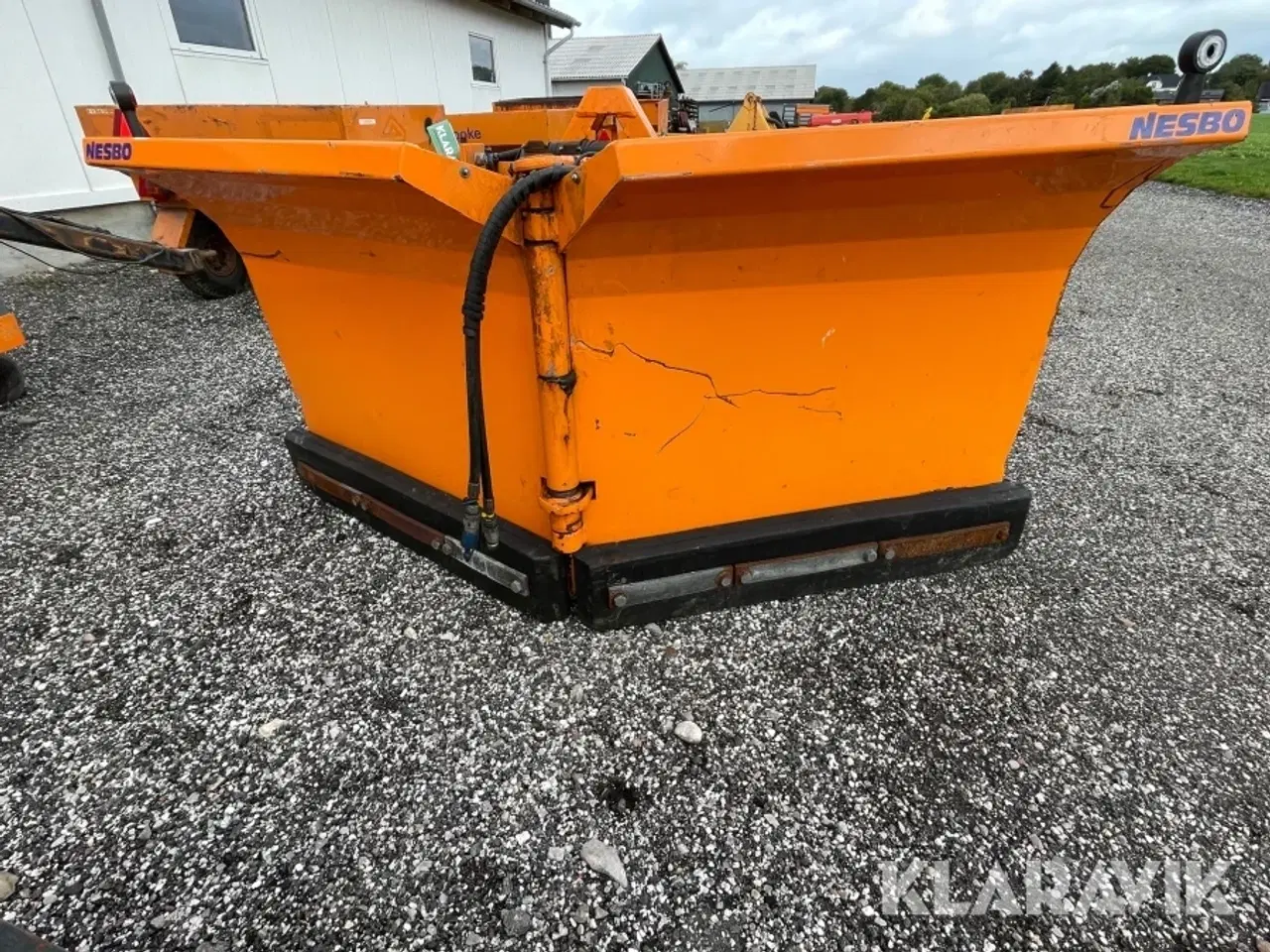 Billede 10 - Nesbo hydraulisk sneplov til traktor Nesbo