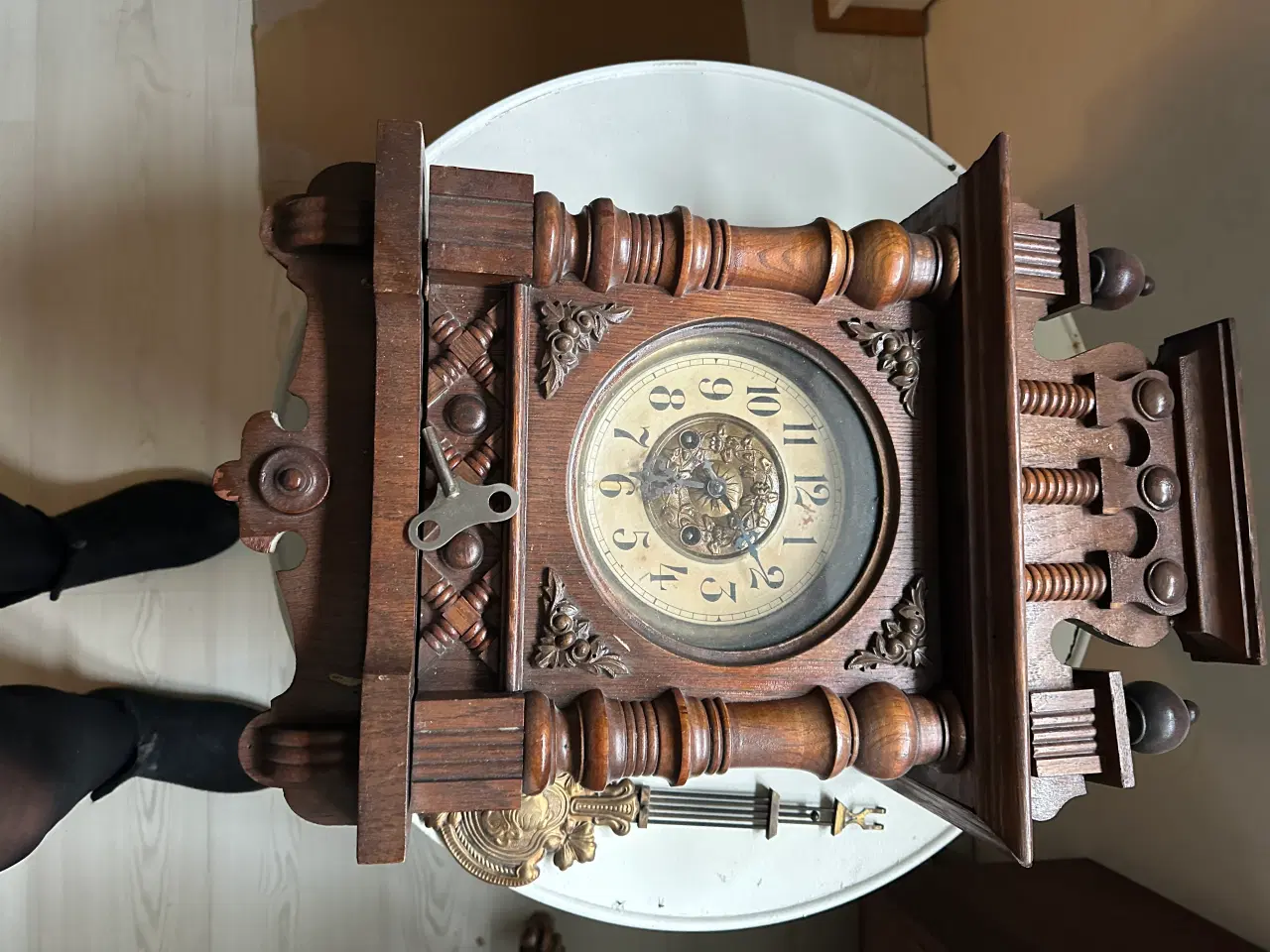 Billede 3 - Antikt pendul vægur