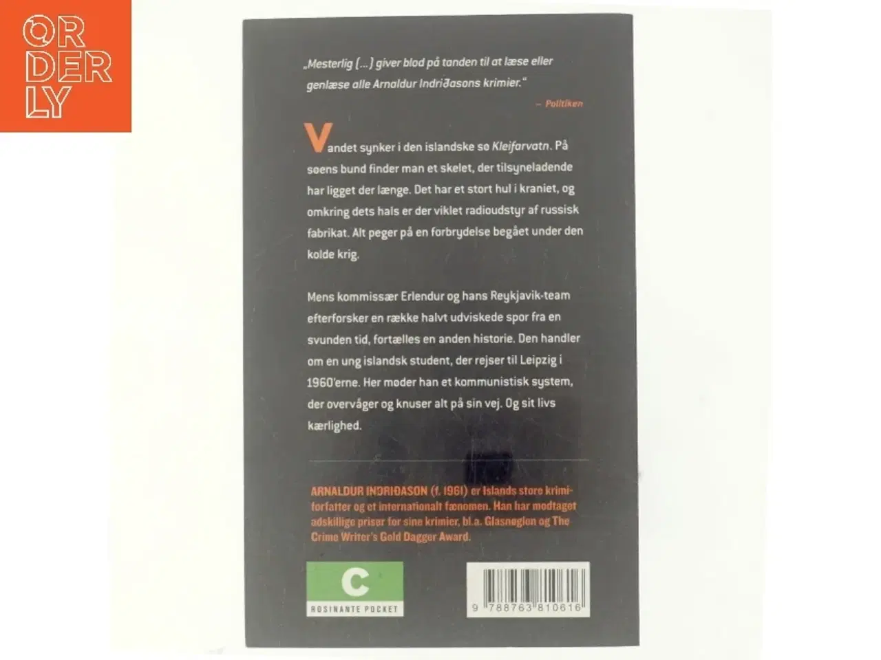 Billede 3 - Manden i søen : krimi af Arnaldur Indriðason (Bog)