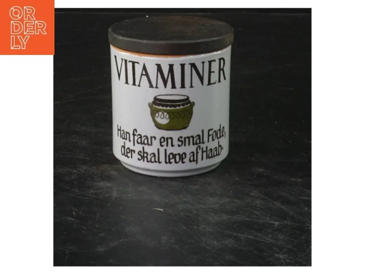 Billede 1 - Keramisk krukke med låg fra Knæstør (str. 7,5x7 cm)