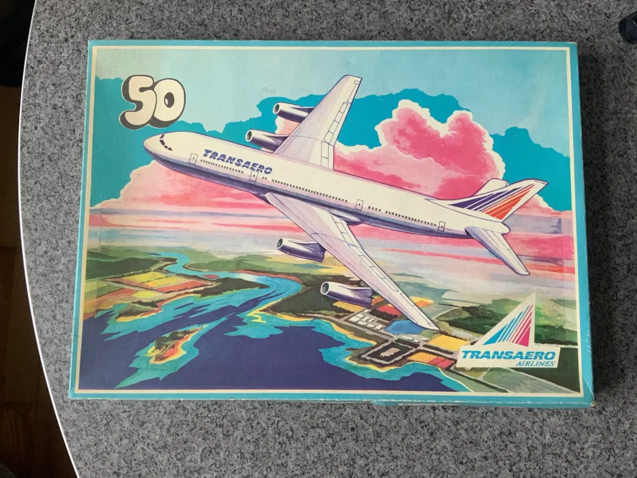Billede 1 - Retro Puzzle spil fra Transaero Airlines