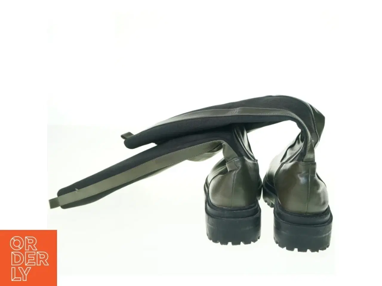 Billede 4 - UBRUGTE Wide fit Støvler med elastik i skaftet forgodtbefindende plads til brede ben (str. 41)