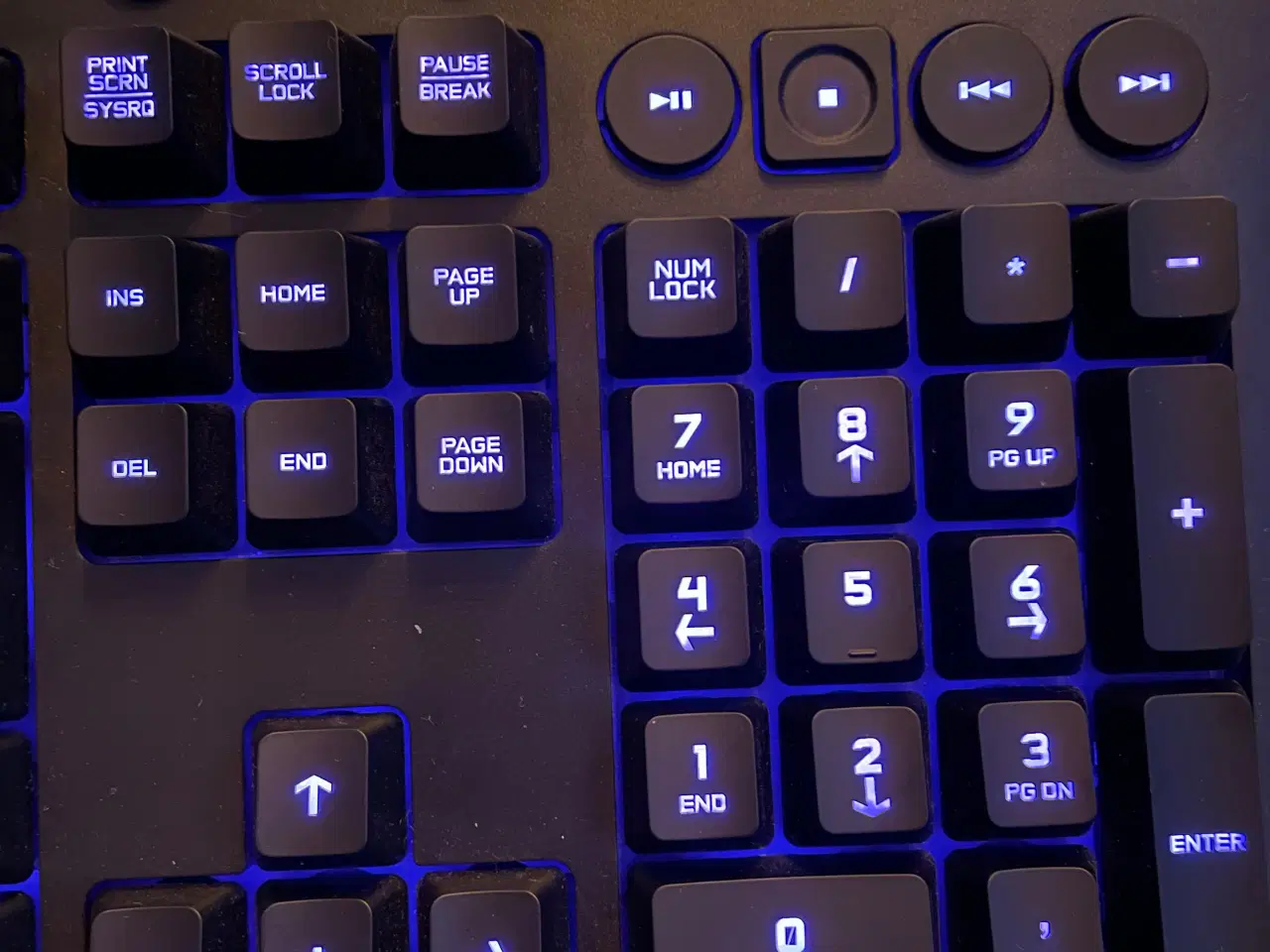 Billede 4 - Gamersæt Logitech mus og keyboard  og LED måtte