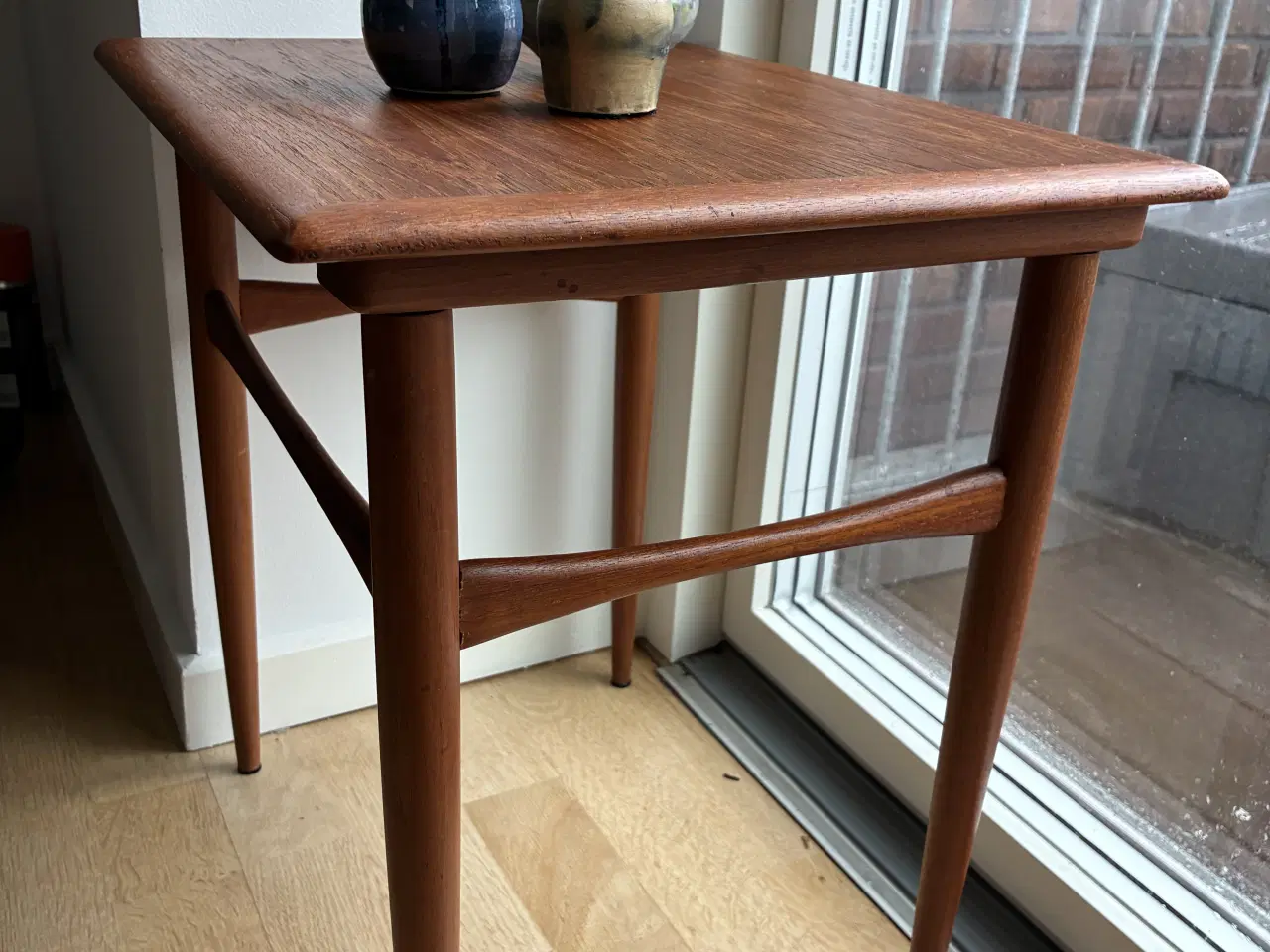 Billede 1 - Teaktræ sidebordet/sofaborde 