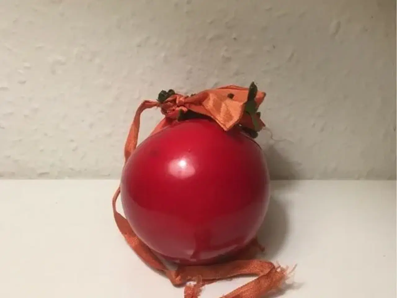 Billede 2 - Gammel Julepynt æble m patina 
