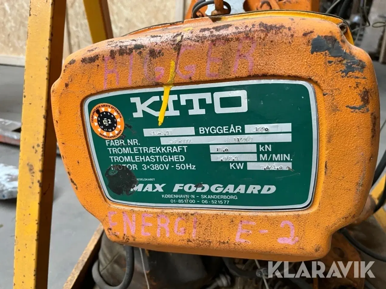 Billede 5 - Kran KITO