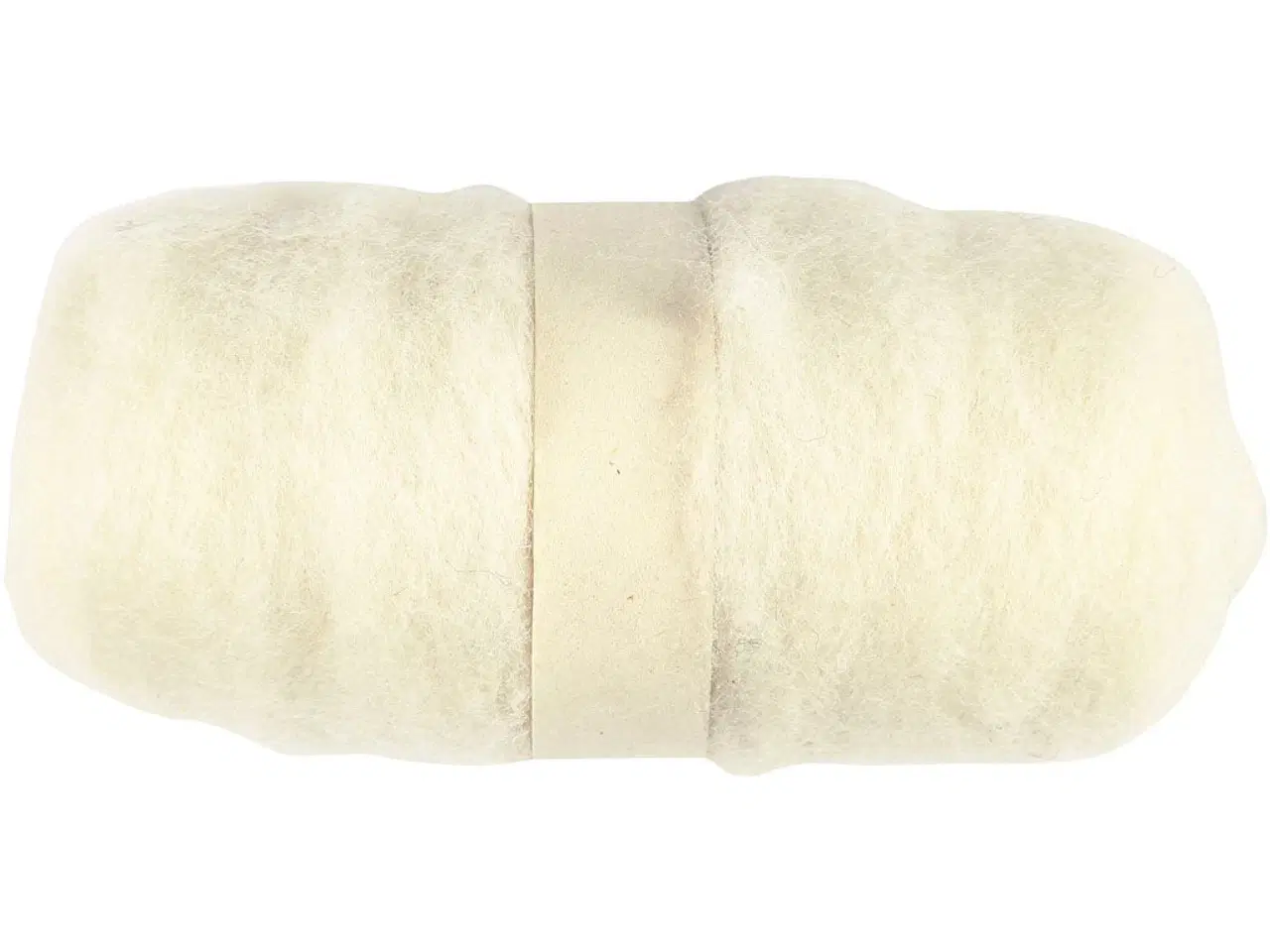 Billede 1 - Kartet Uld, hvid, 100 g/ 1 bdt.