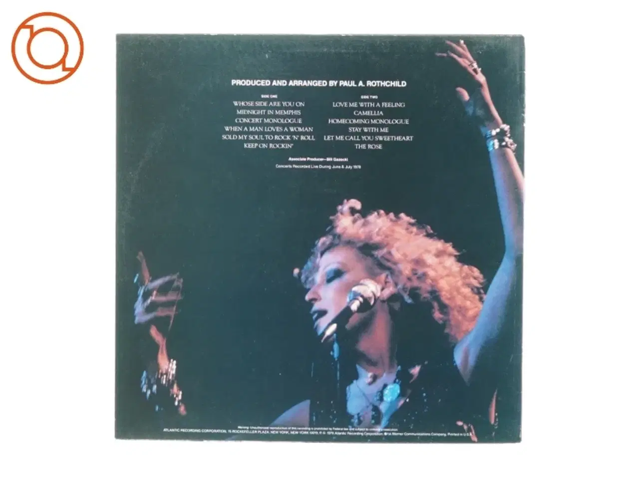 Billede 4 - Bette Midler, Alan Bates fra Atlantic (str. 30 cm)