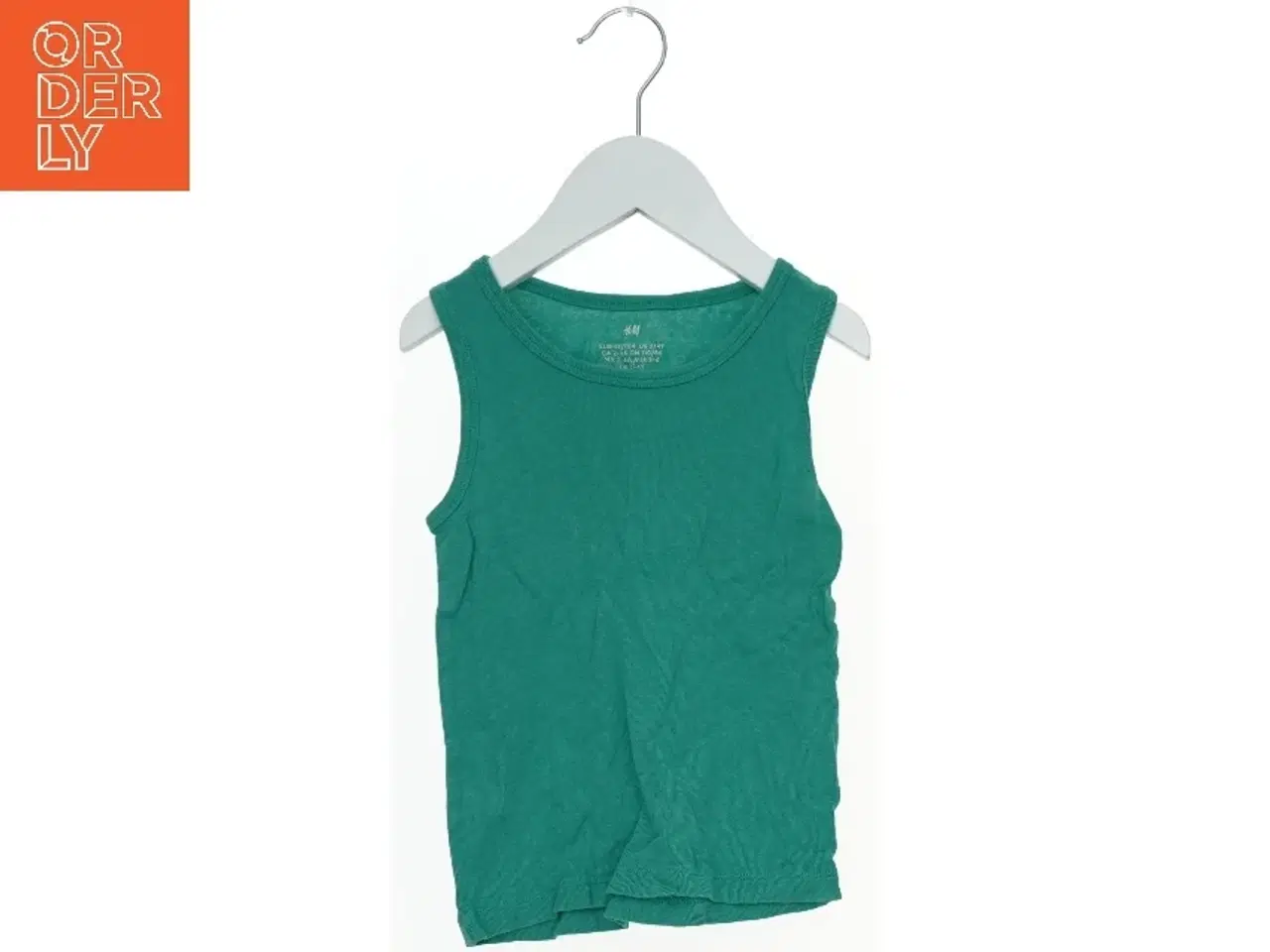 Billede 1 - Grøn tanktop til børn fra H&M (str. 98)