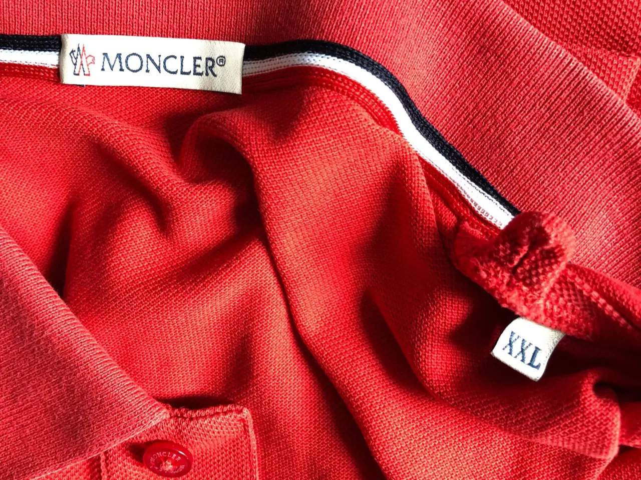 Billede 8 - Moncler i rød Polo t-shirt 
