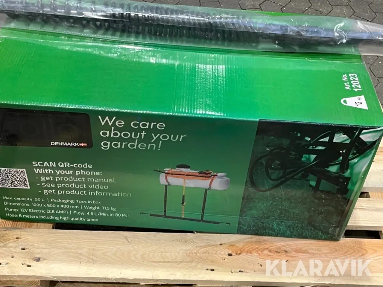 Billede 3 - Sprøjte med teleskoplanse Trolla 12023 50 liter tank