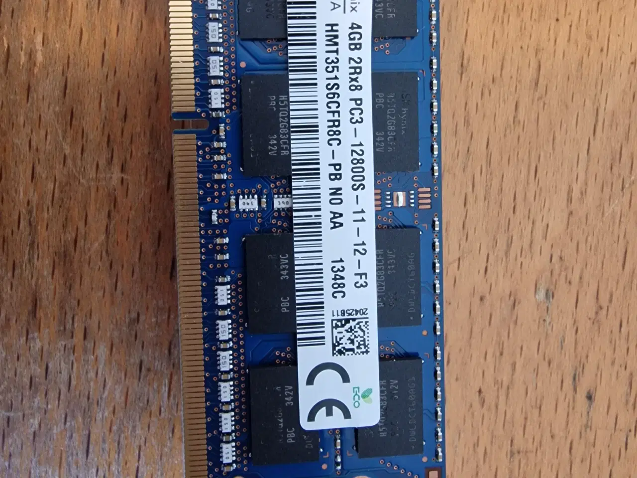 Billede 1 - 4GB Laptop RAM PC3-12800S