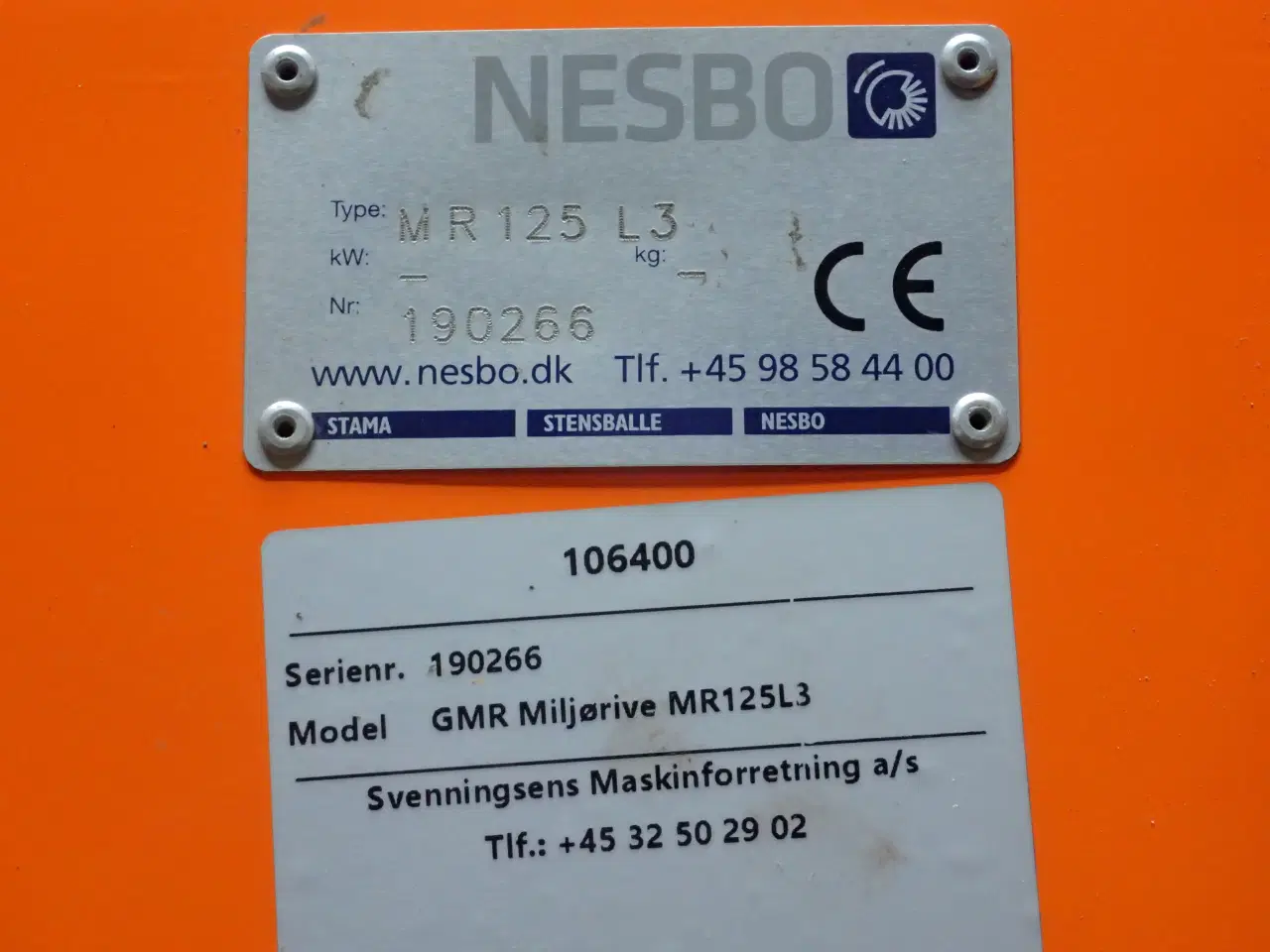 Billede 4 - Miljørive Nesbo / Stensballe 125 cm KAT. 0-1+2