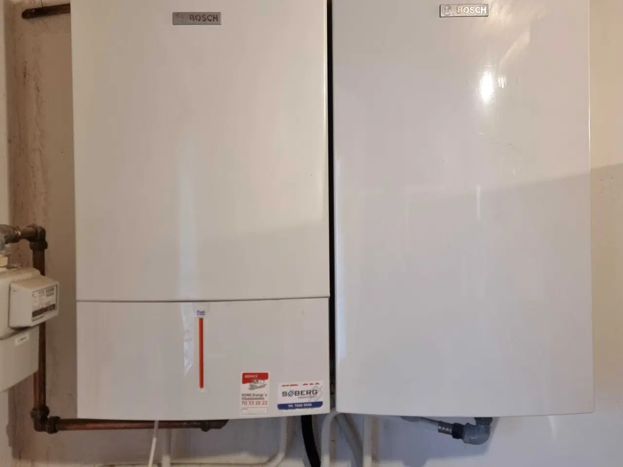 Billede 1 - Bosch Gasfyr + Bosch varmtvandbeholder