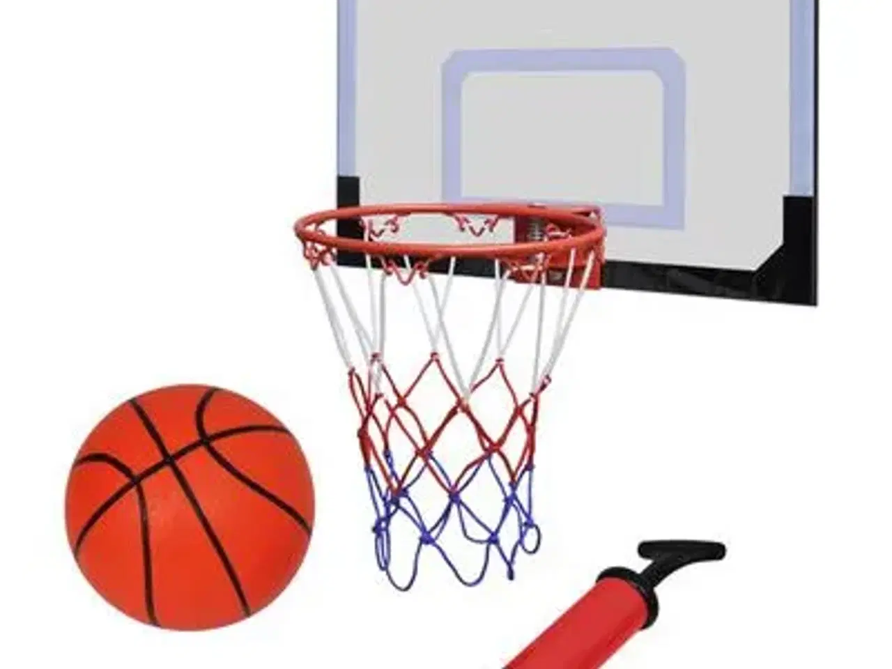 Billede 1 - vidaXL mini-basketballkurv med bold og pumpe