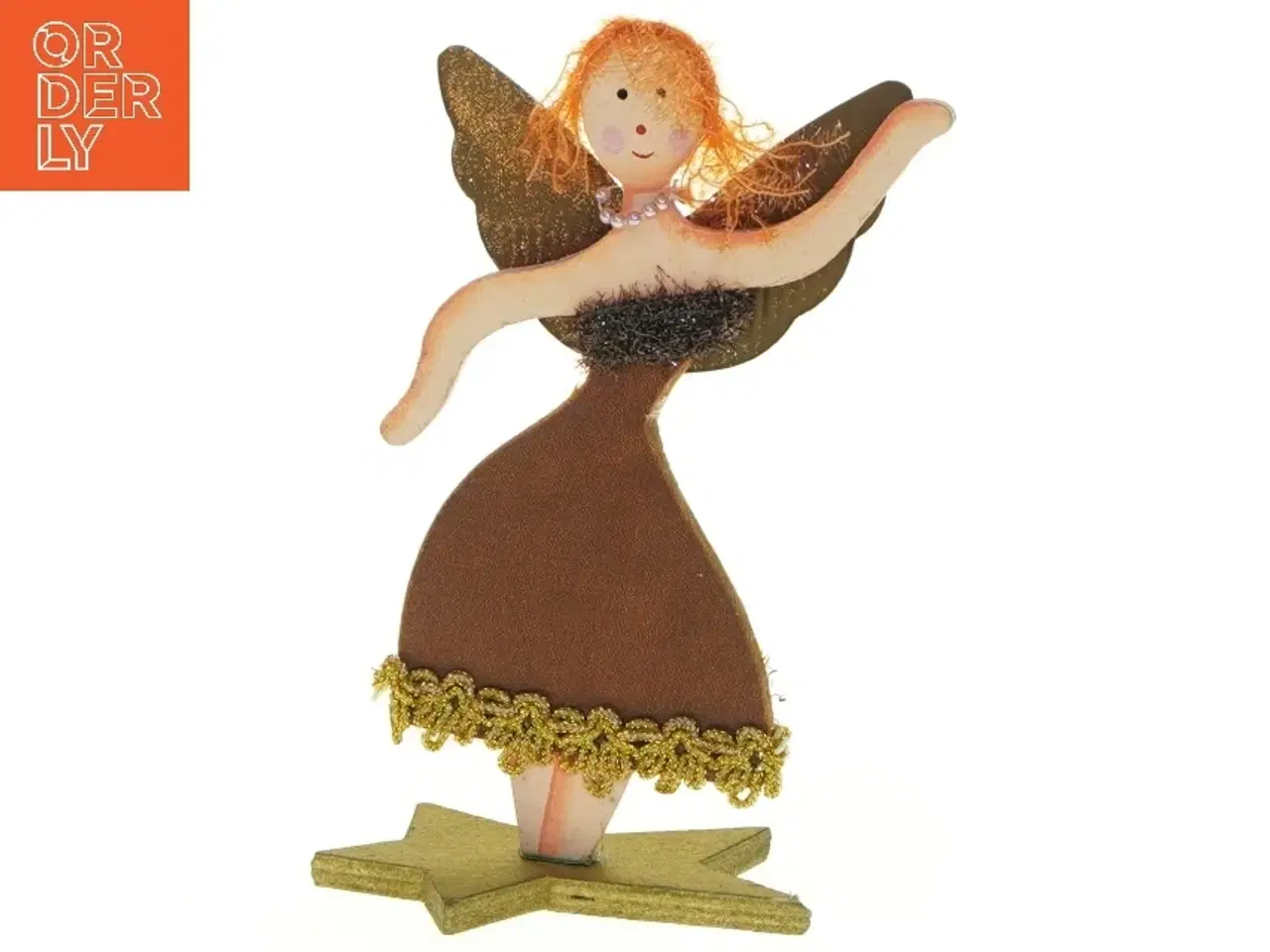 Billede 1 - Juledekoration engel (str. 7x12 cm)