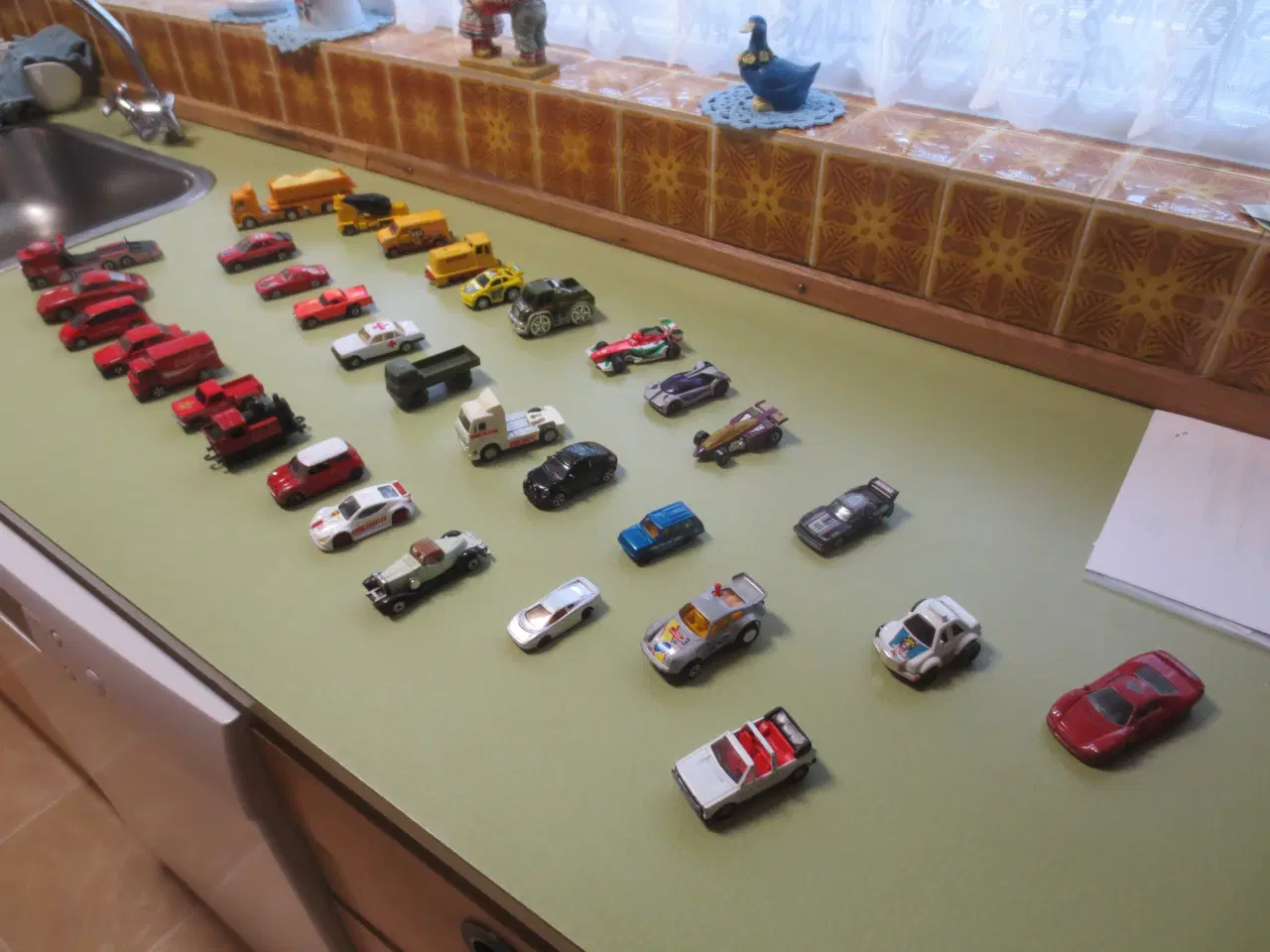 Billede 1 - 33 stk Forskellige Modelbiler i Siku Matchbox og a