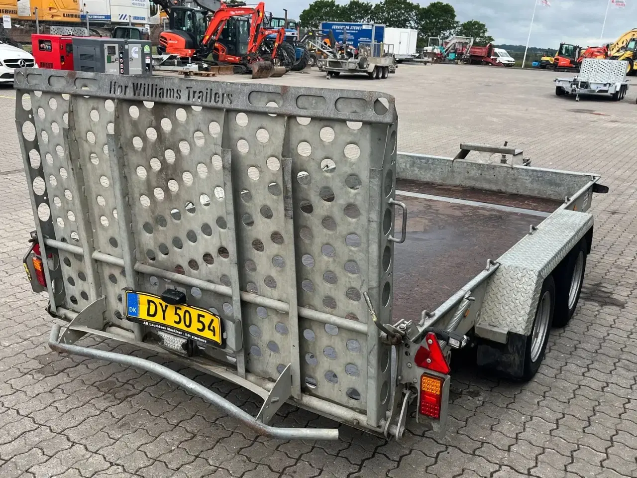 Billede 4 - Ifor Williams GH 126 3500kg maskintrailer  skal ikke synes