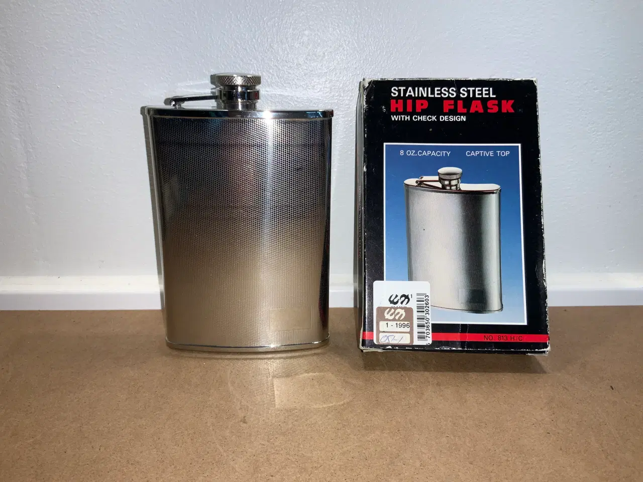 Billede 1 - Lommelærke 8 oz., ca. 237 ml., Stainless steel 