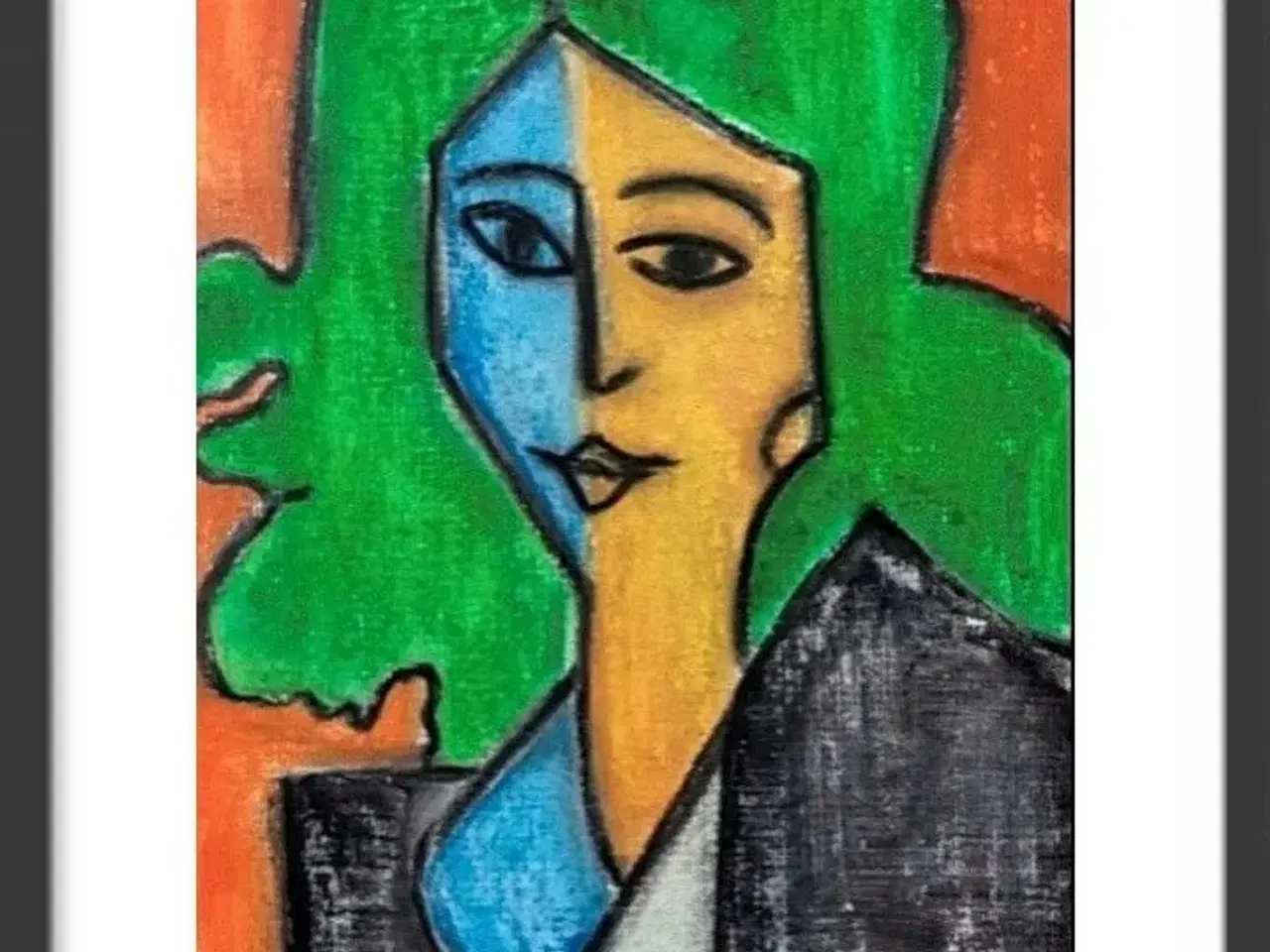 Billede 2 - Forskellige akvareller, Matisse interpretation