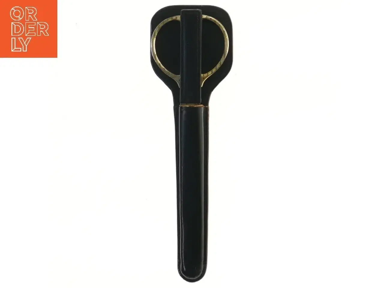 Billede 1 - Saks og brevåbner sæt med læder etui (str. 23 cm)