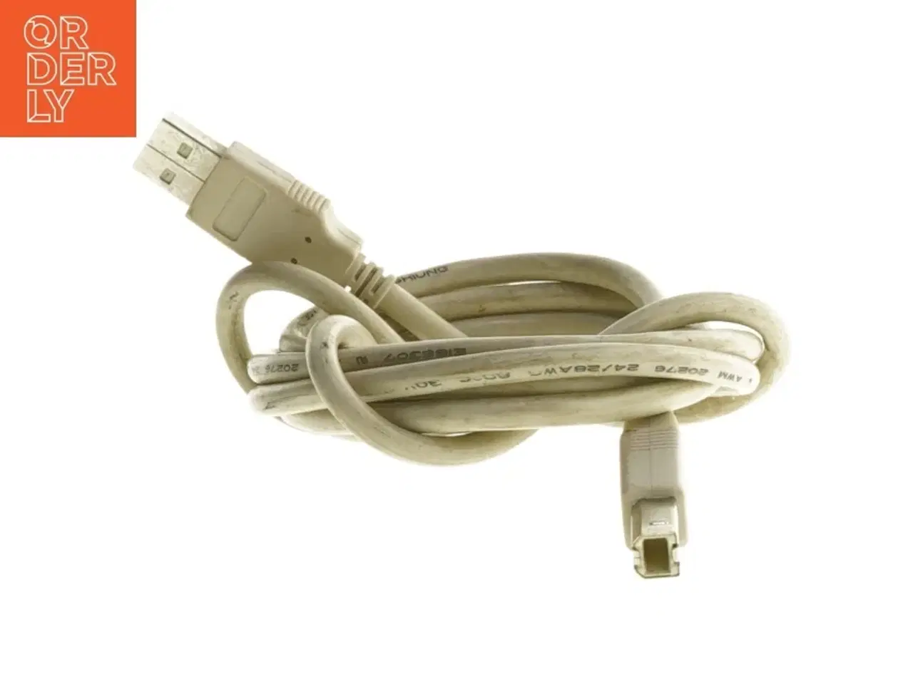 Billede 1 - USB-kabel (USB-A / USB-B) (str. 180 cm)