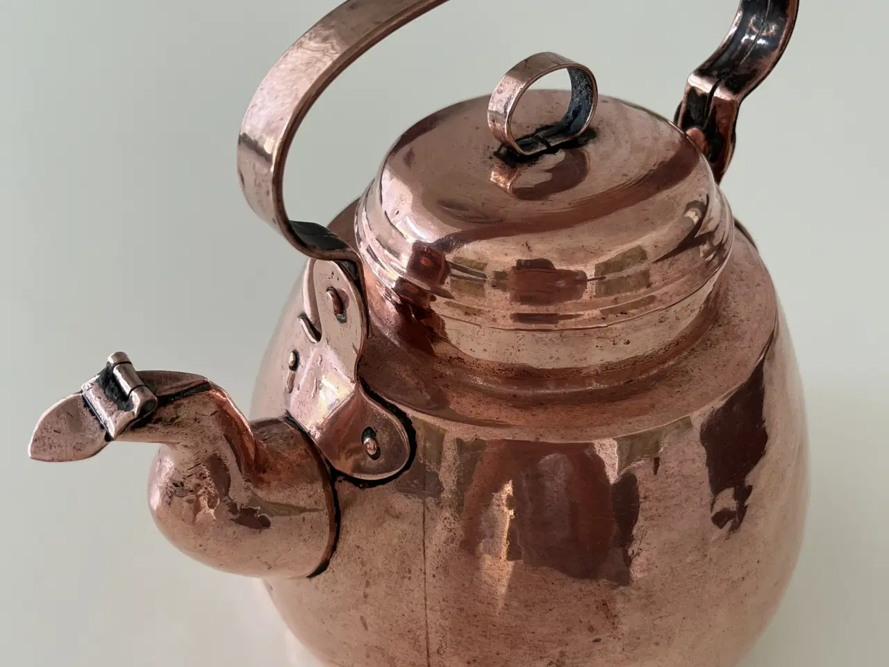 Billede 3 - Antik Kobber vandkedel, Kobber, 125 år gl.