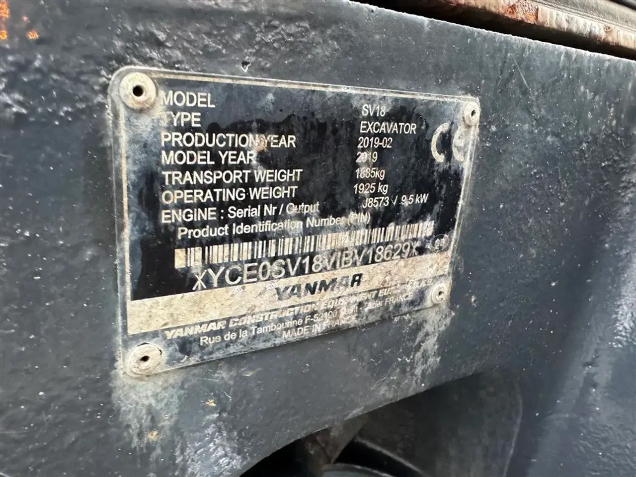 Billede 13 - Yanmar SV 18 KUN 1950 TIMER!