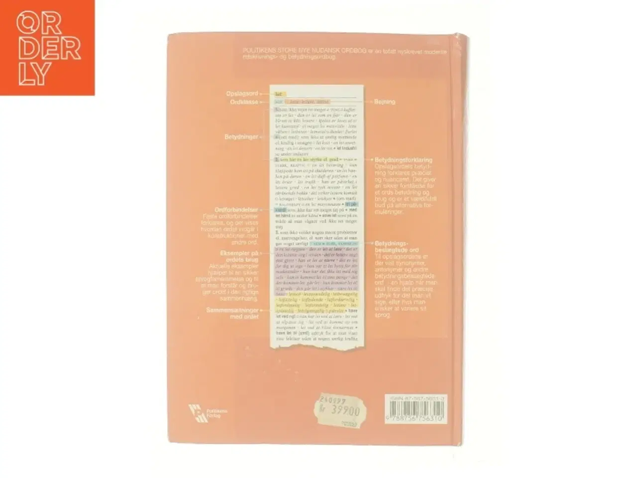 Billede 3 - Politikens Store Nye Nudansk Ordbog (Danish Edition) (Bog)